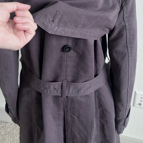 Comptoir Des Cotonniers women’s Purple Trench Coat with warm layer small $650 - Picture 9 of 16